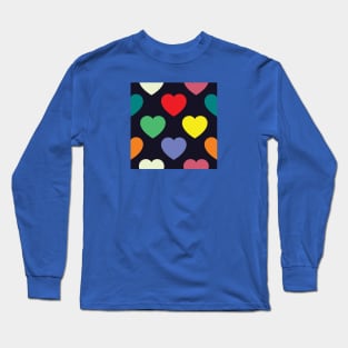 Heart Love Pattern Long Sleeve T-Shirt